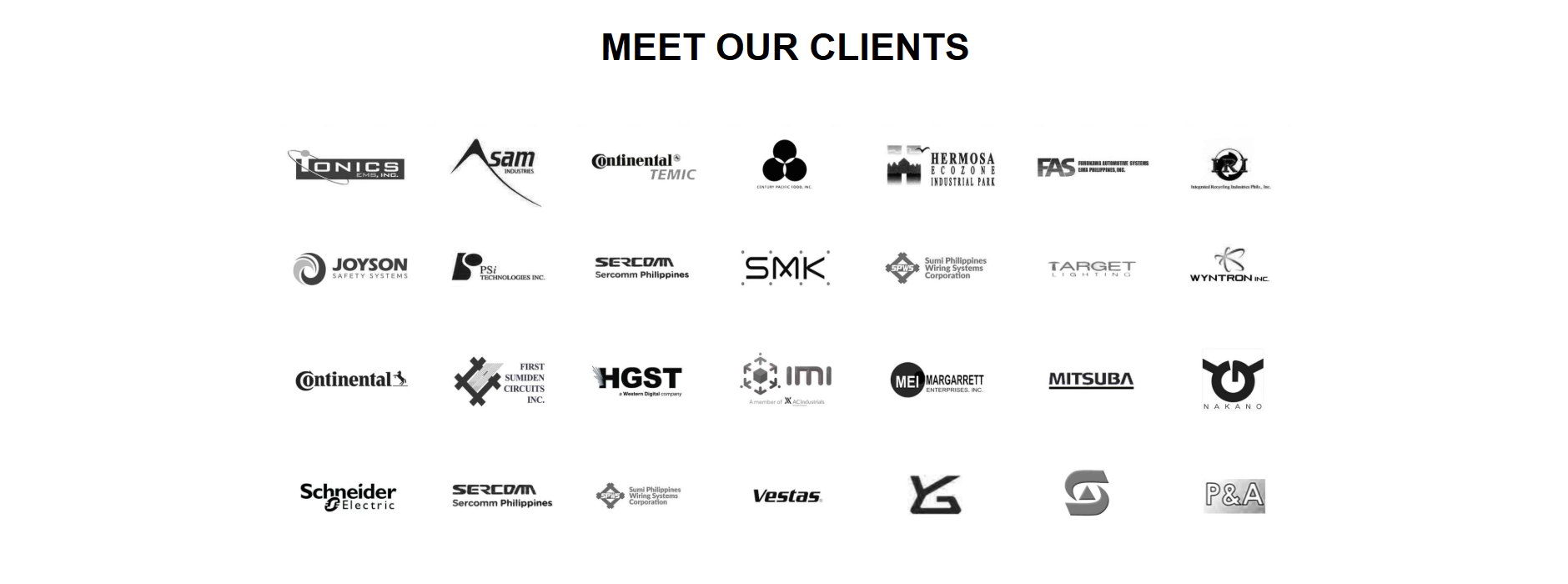 Our Clients
